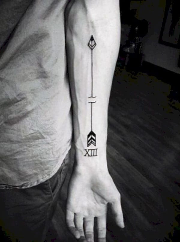 35+ Cool And Stylish Arrow Tattoos For Men In 2020