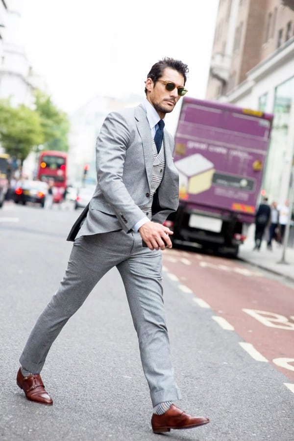 Best Grey Suit Brown Shoes Styles For Men 22 