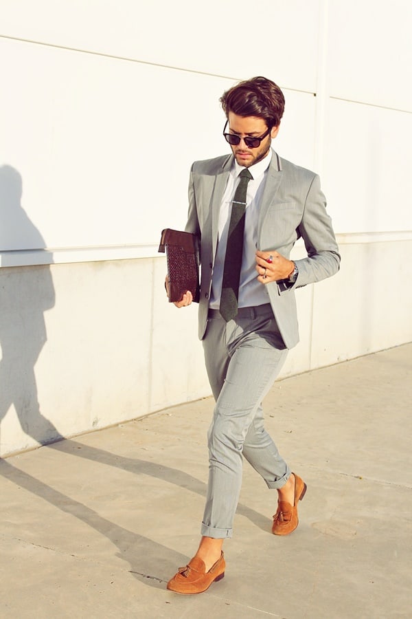 tan shoes mens outfit