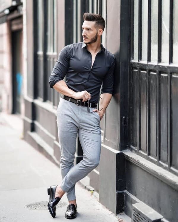 Buy Black Trousers & Pants for Men by EMPORIO ARMANI Online | Ajio.com