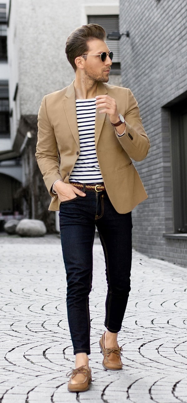29 Best Dark Jeans Outfit Ideas For Men To Wear This Summer