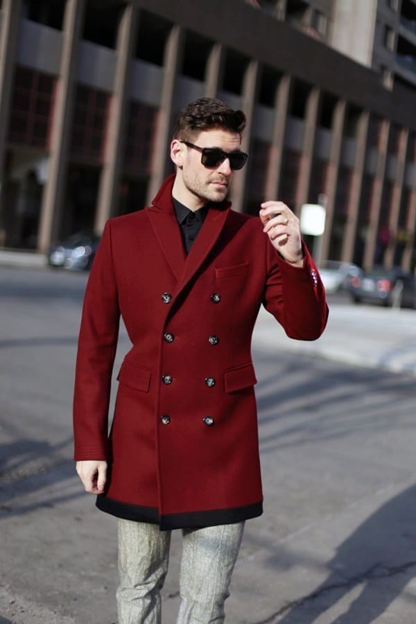 Dynamic And Fashionable Pea Coats For Men 8 