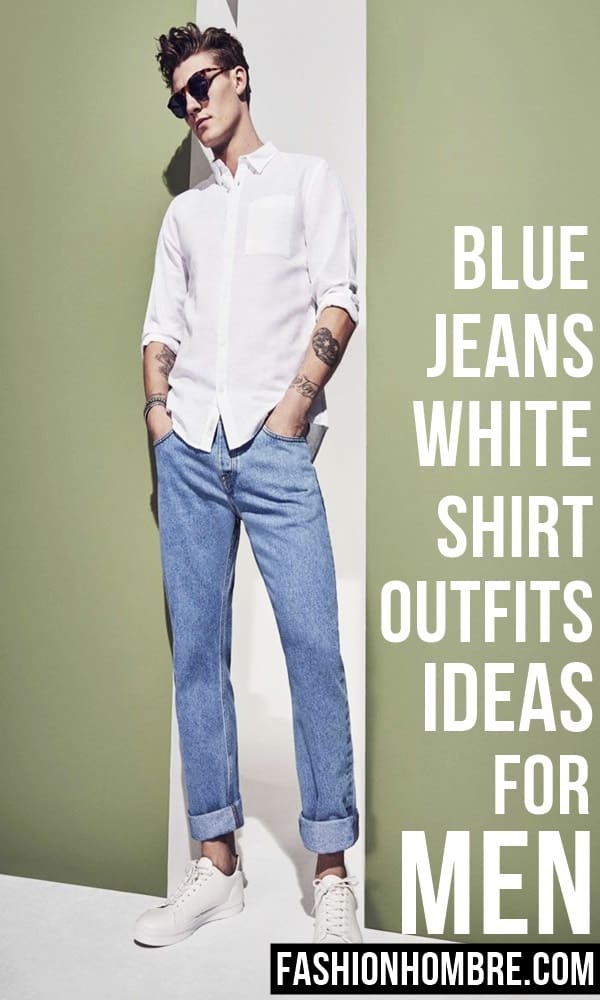 white and blue outfit ideas