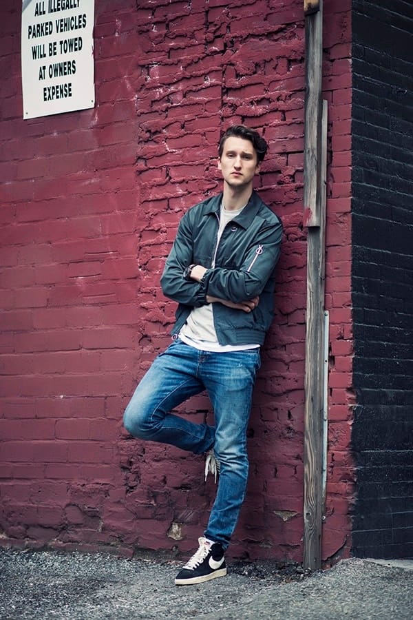 Model boy posing roadside - PixaHive