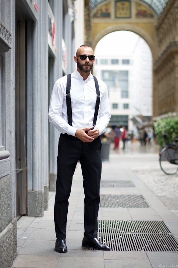semi formal attire for men black and white
