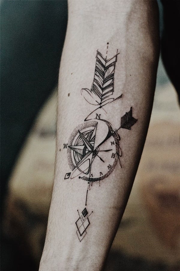 Arrow Tattoos For Men 66 Cool Designs With Meaning