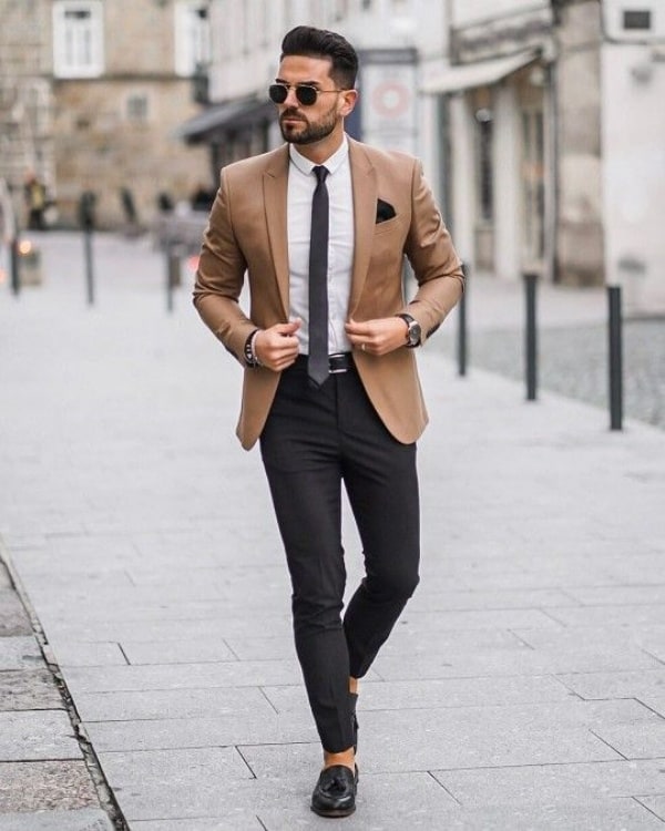 black pants formal outfit