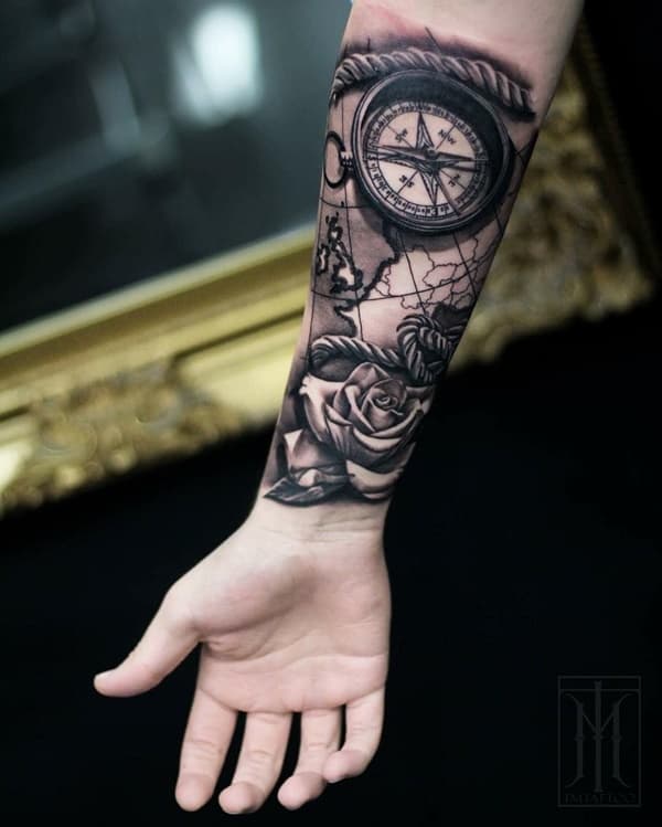 Super cool and masculine forearm tattoo ideas and designs for men
