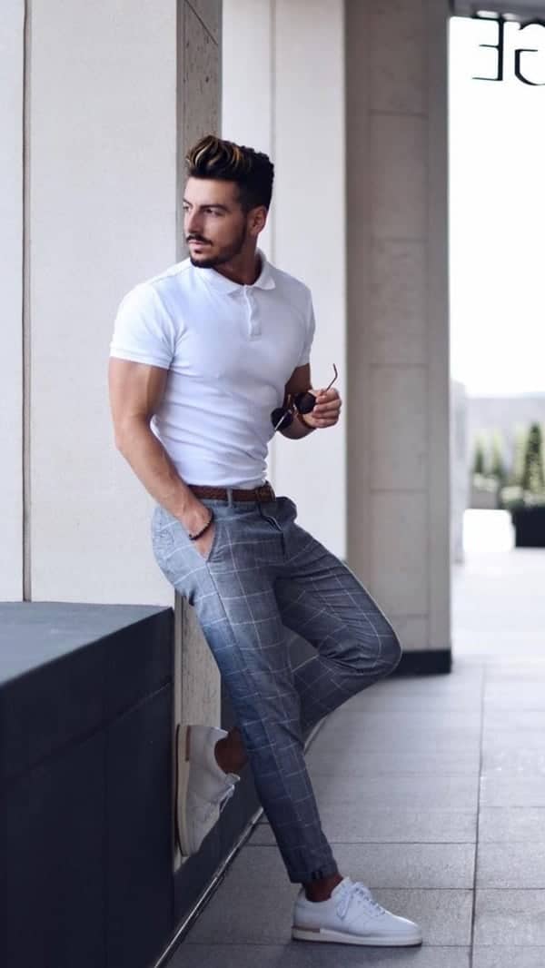 Grey Plaid Pants Outfits For Men 570 ideas  outfits  Lookastic