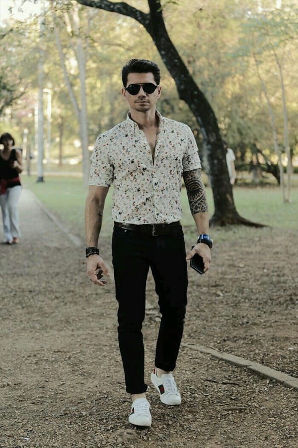 37 Stylish Printed Shirts Outfit Ideas For Men – Fashion Hombre