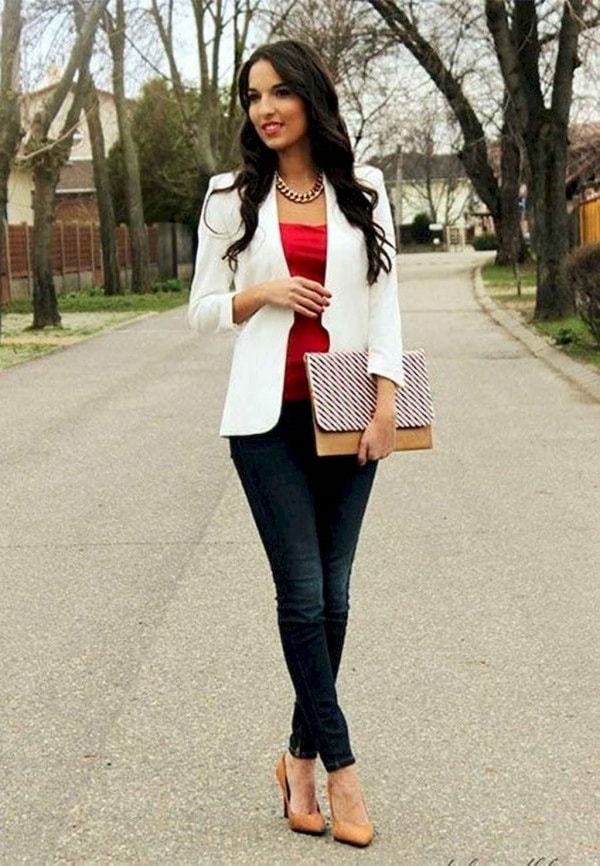 30 Stylish White Blazer Outfits For Women – Fashion Hombre