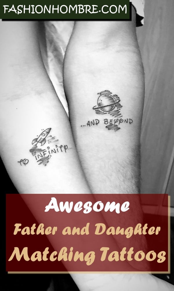 55 Awesome Father And Daughter Matching Tattoos Fashion Hombre