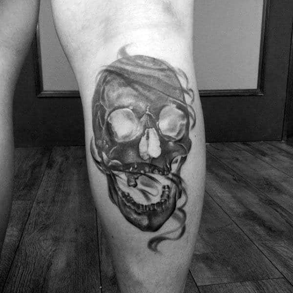 Outer Space Skull Tattoo by Alan Aldred TattooNOW
