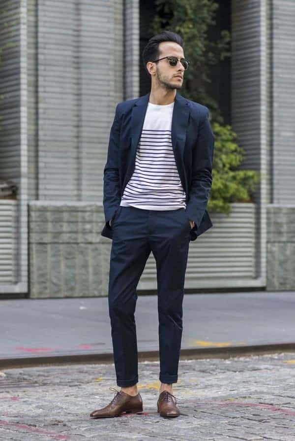 Navy Blazer with Brown Pants Outfits For Men 239 ideas  outfits   Lookastic