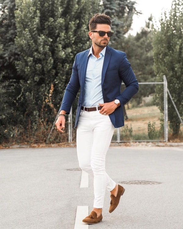 Discover 82+ blue blazer matching trouser best - in.cdgdbentre