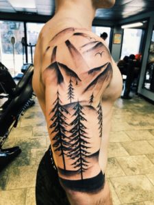 Mountain Tattoos For Men - 62 Simple Designs, Ideas & Meaning