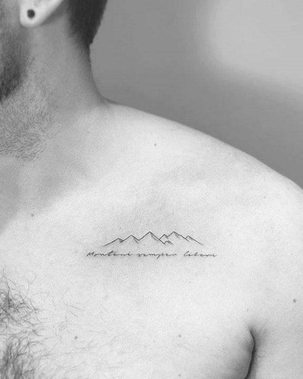 Moon Mountain tattoo design I made  rTattooDesigns