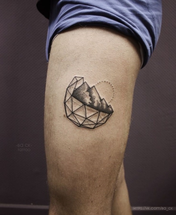 Mountain tattoo by Aga Kura Tattoo  Post 25466